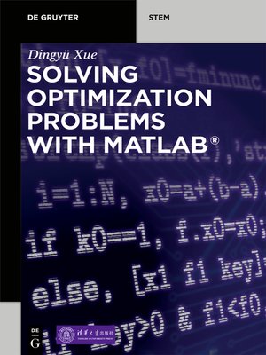 cover image of Solving Optimization Problems with MATLAB&#174;